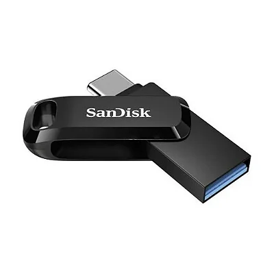 Pendrive Sandisk Ultra Dual Drive 32Gb / Tipo-C / Usb 3.0 - Preto (Sdddc3-064G-G46)