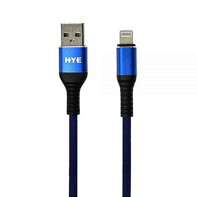 Cabo Usb-A A Lightning Hye Hye25Bl - Azul 1.2 Metros