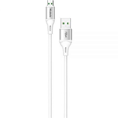 Cabo Usb-A Para Micro Usb Mcdodo Ca-1851 Supercharge 4A - Branco 1.2 Metros