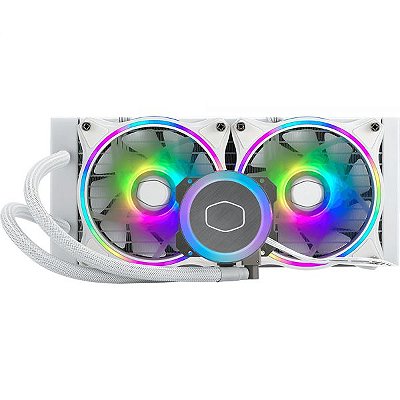 Cooler Líquido Cooler Master Masterliquid Ml240 Illusion Rgb Para Cpu - Branco
