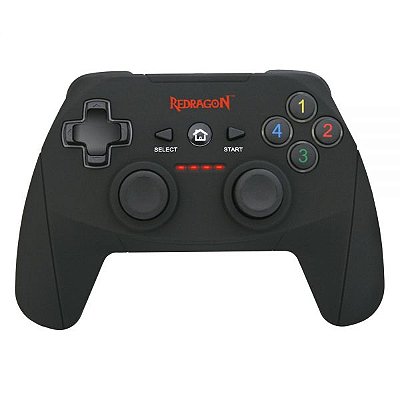 Controle Sem Fio Redragon Harrow  G808 - Negro