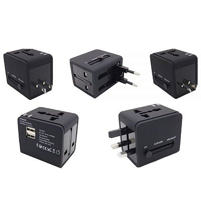 Adaptador De Tomada Universal Satellite A-R06 - Preto