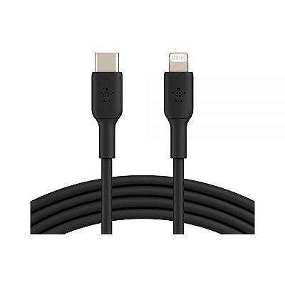 Cabo Belkin Usb-C Para Lightning Caa003Bt1Mbk - Preto 1 Metro