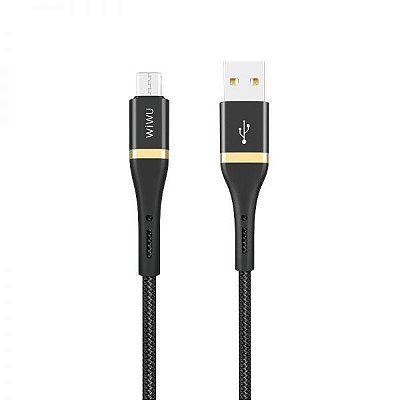 Cabo Micro Usb Wiwu - Preto 1.2 Metros