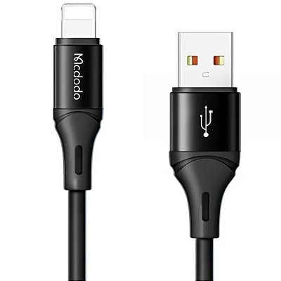 Cabo Usb-A Para Lightning Mcdodo Ca1830 - Preto 0.2 Metros