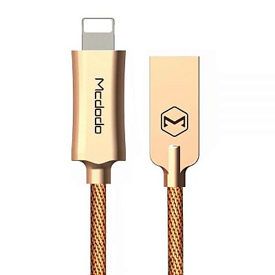 Cabo Usb-A Para Lightning Mcdodo Ca3920 - Ouro 1.2 Metros