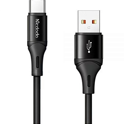 Cabo Usb-A Para Usb-C Mcdodo Ca1840 - Preto 0.2 Metros