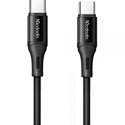 Cabo Usb-C Para Usb-C Mcdodo Ca-2212 65W - Preto 1.2 Metros