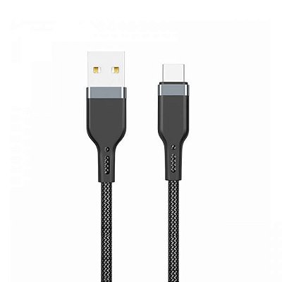Cabo Usb-C Wiwu Pt-02 - Preto 3 Metros