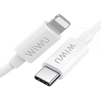 Cabo Wiwu G90 20W Usb-C A Lightning - Branco 1 Metro