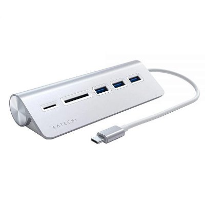 Hub Satechi St-Tchcrs 5 Em 1 Usb-C - Prata
