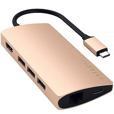 Hub Satechi St-Tcma2G Multiport V2 Usb-C - Dourado