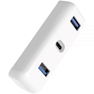 Hub Usb-C Hyper+ Hdh06 Hyperdrive Para Macbook 87W Adaptador De Energia - Branco