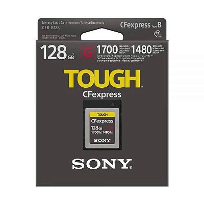 Memória Cfexpress Sony Tipo B 1700/1480 Mb/S 128 Gb