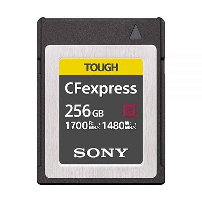 Memória Cfexpress Sony Tipo B 1700/1480 Mb/S 256 Gb