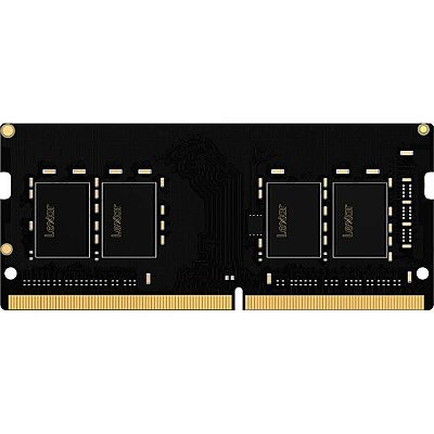 Memória Ram Ddr4 So-Dimm Lexar 3200 Mhz 8 Gb Ld4As008G-R3200Usst - Preto