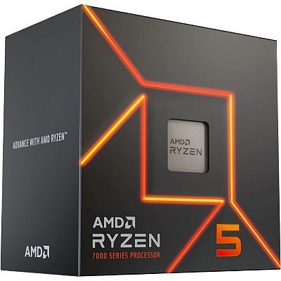 Processador Cpu Amd Ryzen 5 7600 5.1 Ghz Am5 32 Mb Com Cooler