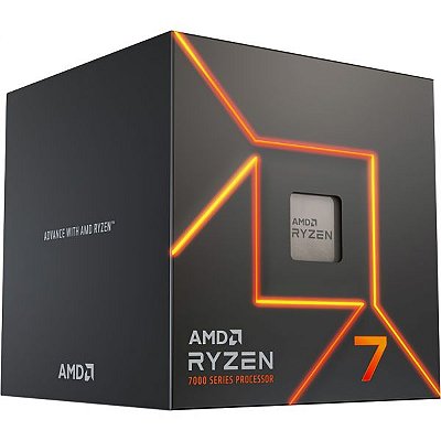 Processador Cpu Amd Ryzen 7 7700 5.3 Ghz Am5 40 Mb Com Cooler