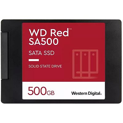 Ssd 2.5" Western Digital Red Sa500 Nas Sata 560-530 Mb/S 500 Gb (Wds500G1R0A)
