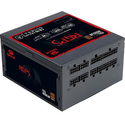 Fonte De Energia Redragon Rgps Gc-Ps011 Full Modular 80 Plus Bronce 800 W