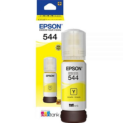 Frasco De Tinta Epson T544 - Amarelo 65Ml