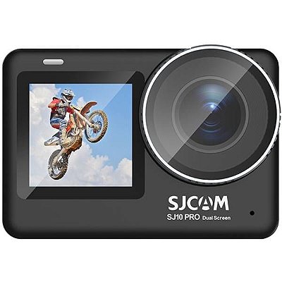 Câmera De Ação Sjcam Sj10 Pro Dual Screen 4K Wifi - Preto