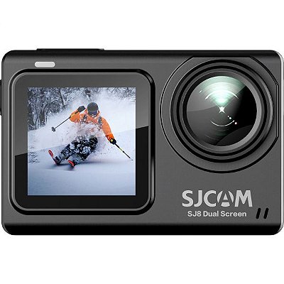 Câmera De Ação Sjcam Sj8 Dual Screen 4K Wifi - Preto