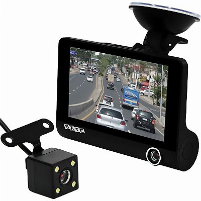 Câmera Para Carro Satellite A-Dvr053 - Preto