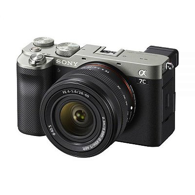 Câmera Sony A7C (Ilce-7C) Kit 28-60Mm F/4-5.6 - Prata