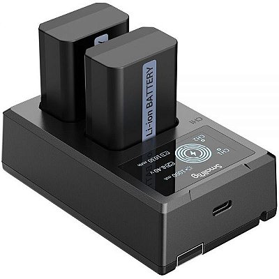 Kit De Carregador De Bateria Smallrig Np-Fw50