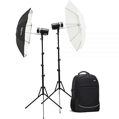 Kit Flash Godox Ad300 Pro Dual Com Octa Softbox