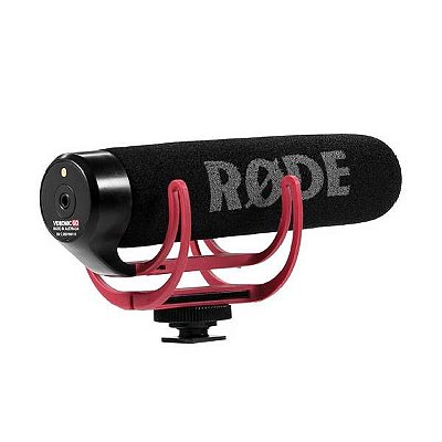 Microfone Rode Videomic Go Para Câmeras Reflex Digitais - Preto