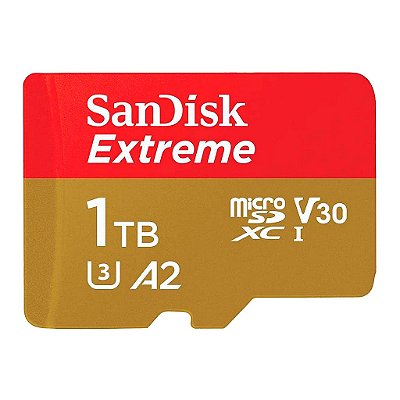 Cartão De Memória Micro Sd Sandisk Extreme 1Tb / 190-130Mbs / U3 - (Sdsqxav-1T00-Gn6Ma)