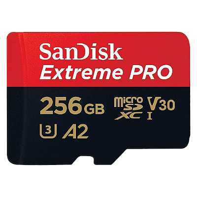 Cartão De Memória Micro Sd Sandisk Extreme Pro 256Gb 140Mbs - (Sdsqxcd-256G-Gn6Ma)