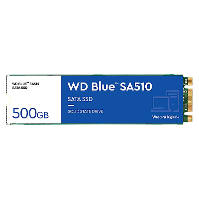 Ssd M.2 Western Digital Sa510 Blue 500Gb / Sata 2 - (Wds500G3B0B)