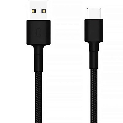 Cabo USB-C Xiaomi SJX10ZM - Preto 1 metro