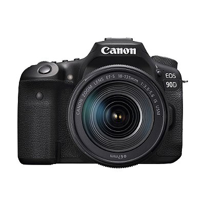 Câmera Canon EOS 90D Kit 18-135mm f/3.5-5.6 IS USM