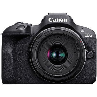 Câmera Canon EOS R100 Kit 18-45mmf/4.5-6.3 IS STM