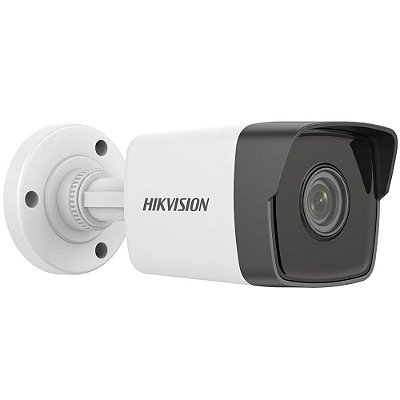 Câmera de Vigilância CCTV Hikvision IP Bullet DS-2CD1023G0-IUF 2MP - Branco/Preto