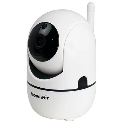 Câmera de Vigilância Ecopower EP-C007 HD Wi-Fi - Branco