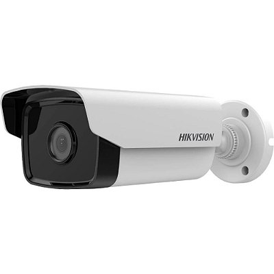 Câmera de Vigilância Hikvision Bullet DS-2CD1T23G0-I Externo - Branco/Preto