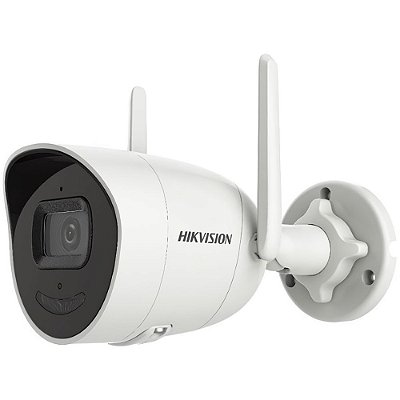 Câmera de Vigilância Hikvision Cam IP Bullet DS-2CV2021G2-IDW - Branco/Preto