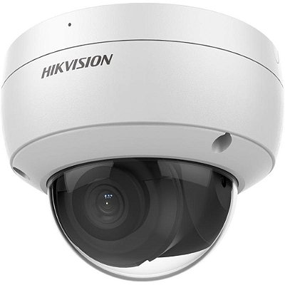 Câmera de Vigilância Hikvision Cam IP Dome DS-2CD2146G2-ISU Acusense - Branco/Preto