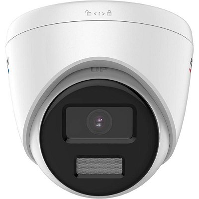 Câmera de Vigilância Hikvision Cam IP Turret DS-2CD1327G2-L ColorVu - Branco/Preto