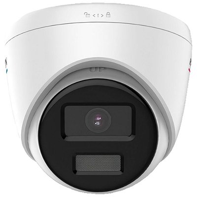 Câmera de Vigilância Turret Hikvision Colorvu DS-2CD1347G2-L 4MP HD - Branco/Preto