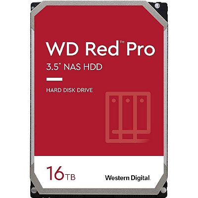 Disco Rígido Interno Western Digital WD Red Pro Nas 16 TB (WD161KFGX)