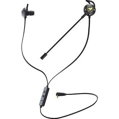 Fone de ouvido Gamer Cougar Attila - Preto