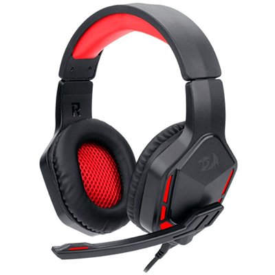 Fone de ouvido Gamer Redragon Themis H220 - Preto/Vermelho