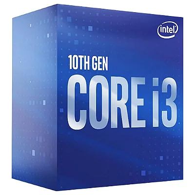 Processador Intel Core I3 10100F 10 Geração 6Mb/ Soquete 1200 / 4C/ 8T - (Sem Vídeo)