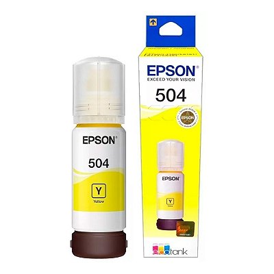 Frasco de Tinta Epson T504420-AL 70 ml - Amarelo